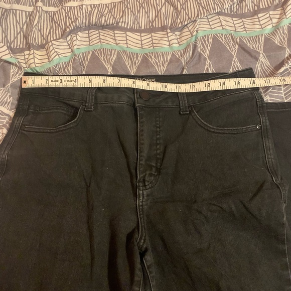 Maurice’s Everflex High-Rise Black Jeans, 12 long - Picture 2 of 6